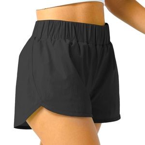 Black athletic shorts